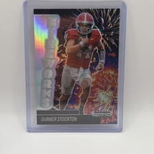 2025 Panini Prizm Black Fireworks Gunner Stockton #5 card