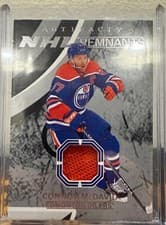 Connor McDavid 2024-25 Upper Deck Artifacts NHL Remnants card