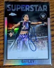 2026 Topps Chrome WWE 1986 Topps Autographs Bayley #86T-BY card