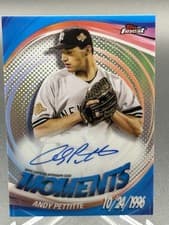 2025 Finest Moments Autographs Andy Pettitte #FMA-AP card