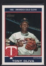 2025 Topps Heritage 1976 Retires Tony Oliva #76R-13 card
