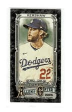 2025 Topps Allen & Ginter Uniform Countdown (Minis) Clayton Kershaw #UC-22 card