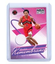 2024-25 Hoops Rookie Remembrance Scottie Barnes #RR-SBR card