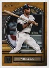2025 Topps Museum Collection Base Set Willie Mays #18 card