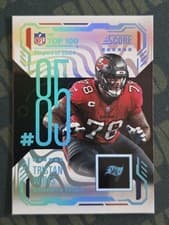 2025 Score Top 100 Tristan Wirfs #85 card