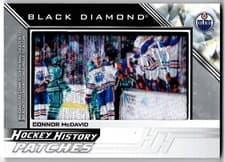 2024-25 Upper Deck Black Diamond Hockey History Patches Connor McDavid #HHP-CM card