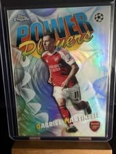 Gabriel Martinelli 2025 Topps Chrome UEFA Power Players card