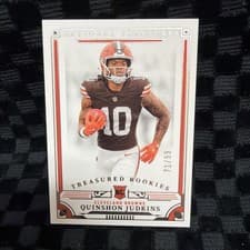 2025 Panini National Treasures Treasured Rookies Quinshon Judkins #8 card