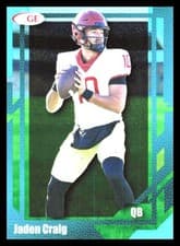 2026 SAGE Football Base Set Jaden Craig #81 card