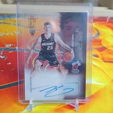 2025-26 Topps Signature Class Rookie Class Crystal Clear Autographs Kasparas Jakučionis #CCA-KJA card
