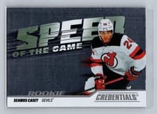 Seamus Casey 2024-25 Upper Deck Credentials Speed of the Game Rookies card