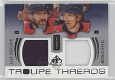 2025-26 SP Game Used Troupe Threads Dylan Strome/Alex Ovechkin #TT-SO card