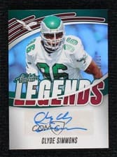 2025 Panini Absolute Absolute Legends Signatures Clyde Simmons #ALS-CSS card