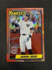 2025 Topps Chrome 1990 Topps Baseball Aaron Judge #90CB-11 card