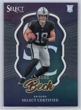 2025 Panini Select Select Certified Rookies Jack Bech #21 card