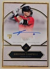 2025 Topps Definitive Collection Framed Autograph Collection Kristian Campbell #FAC-KC card