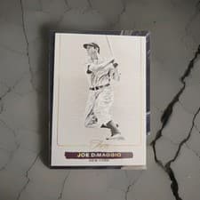 2025 Panini Three and Two Blank Slate Joe DiMaggio #15 card