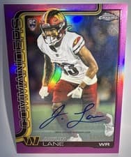 2025 Topps Chrome Retail Rookie Autographs Jaylin Lane #RRA-JL card