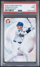 2025 Topps Pristine Pearlescent Shohei Ohtani #PE-12 card