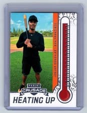 2025 Panini Crusade Heating Up Josuar Gonzalez #36 card