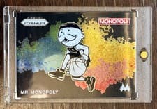 2024-25 Panini Prizm Monopoly Black Money Blast Mr. Monopoly #BMB-18 card
