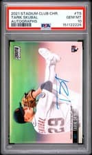 Tarik Skubal 2021 Stadium Club Chrome Autographs card