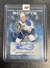2024-25 Upper Deck Black Diamond Sparkling Scripts Keith Tkachuk #SS-KT card