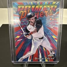 2025 Topps Chrome Logofractor Edition Power Players Dylan Crews #PP-20 card