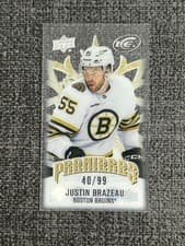 2024-25 Upper Deck Ice Ice Premieres Minis Justin Brazeau #MP-JB card