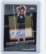 Peja Stojakovic 2024-25 Topps Chrome Chromographs card