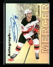 2025-26 Flair Autographics Dawson Mercer #A-DM card