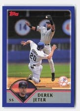 Derek Jeter 2003 Topps card