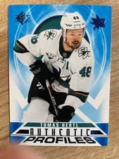 Tomas Hertl 2020 SP Authentic Profiles card