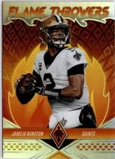Jameis Winston 2022 Panini Phoenix Flame Throwers card