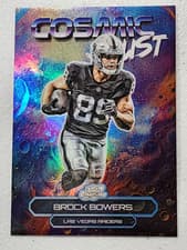 2025 Topps Cosmic Chrome Cosmic Dust Brock Bowers #CD-18 card