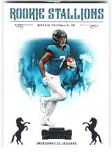 2024 Panini Contenders Rookie Stallions Brian Thomas Jr. #14 card