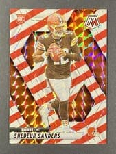 Shedeur Sanders 2025 Panini Mosaic card