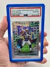 Tom Brady 2018 Donruss Optic Downtown card