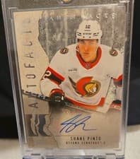 Shane Pinto 2025-26 Upper Deck Artifacts Autofacts card