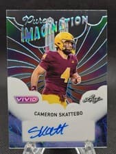 2025 Leaf Vivid Pure Imagination Autographs Cameron Skattebo #PA-CS1 card