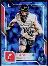 2025 Bowman University Chrome Sapphire Base Set Joe Royer #120 card