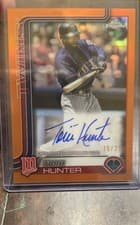 2025 Topps Chrome Update Legends Autographs Torii Hunter #CLA-TH card