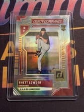 2025 Donruss Debut Dominance Rhett Lowder #10 card