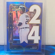 2025 Panini Select Select Numbers Miguel Cabrera #5 card