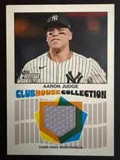 Aaron Judge 2026 Topps Heritage Clubhouse Collection Relics card