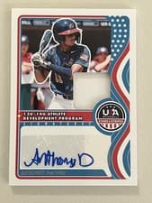 Anthony DuFour 2025 Panini Stars & Stripes 13U/14U National Team Signatures card