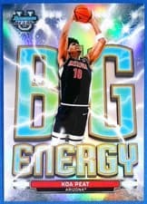 2025-26 Bowman University Best Big Energy Koa Peat #BE-6 card