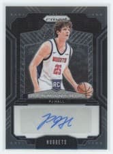 2024-25 Panini Prizm Rookie Penmanship PJ Hall #RPE-PJH card