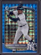 2025 Bowman Chrome Prospects Mani Cedeno #BCP-199 card