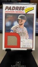 2026 Topps Heritage Real One Relics Jackson Merrill #ROR-JM card